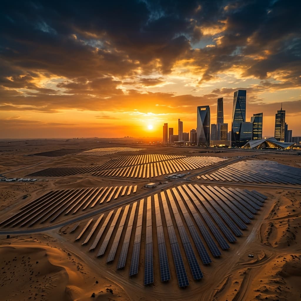 Infrastructure and solar energy landscape
